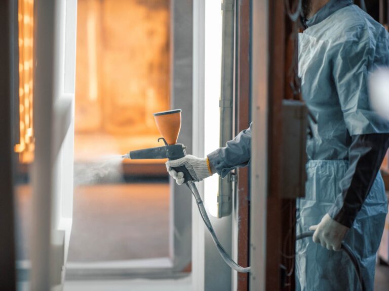 Precision Spray Gun Application Finish