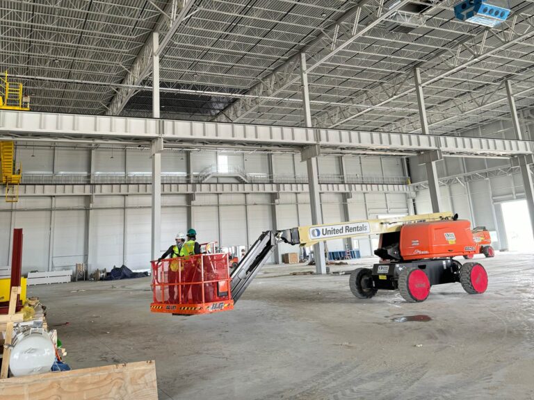 Warehouse Structural Steel Painting